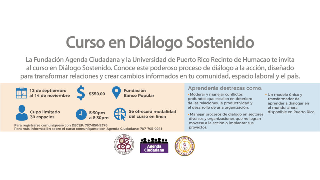 MATRICÚLATE EN EL CURSO DE DIÁLOGO SOSTENIDO